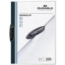 DURABLE Klemmmappe SWINGCLIP 226001 DIN A4 max. 30Bl. Klemme sw