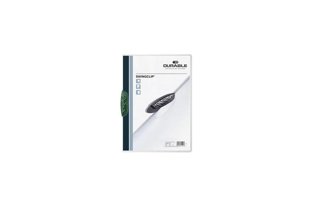 DURABLE Klemmmappe SWINGCLIP 226005 DIN A4 max. 30Bl. Klemme gn