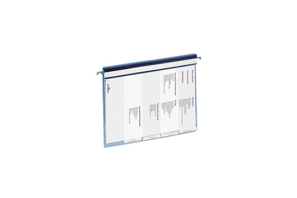 DURABLE Personalhefter 255506 DIN A4 Hartfolie blau