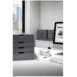 DURABLE Schubladenbox VARICOLOR Safe 760627 Schloss 4Fächer gr fb DURABLE Schubladenbox VARICOLOR Safe 760627 Schloss 4Fächer gr fb