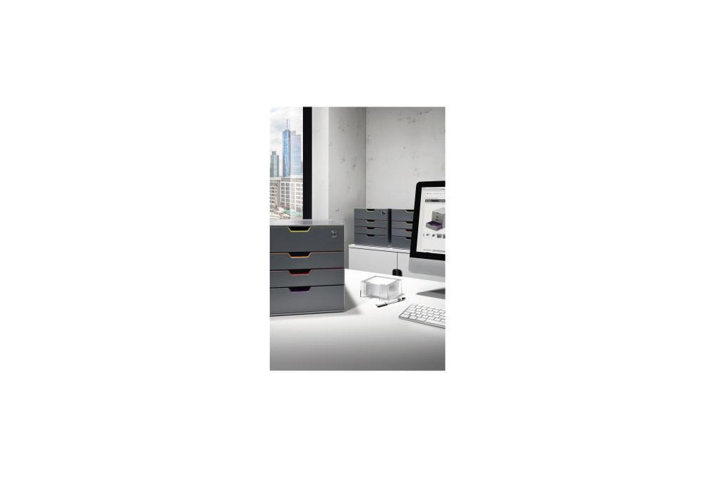 DURABLE Schubladenbox VARICOLOR Safe 760627 Schloss 4Fächer gr fb DURABLE Schubladenbox VARICOLOR Safe 760627 Schloss 4Fächer gr fb