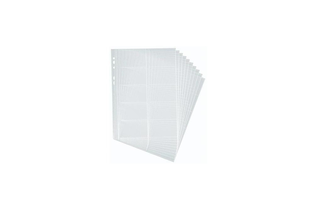 DURABLE Visitenkartenhülle 238919 für 20Karten 90x57mm 10 St. Pack.