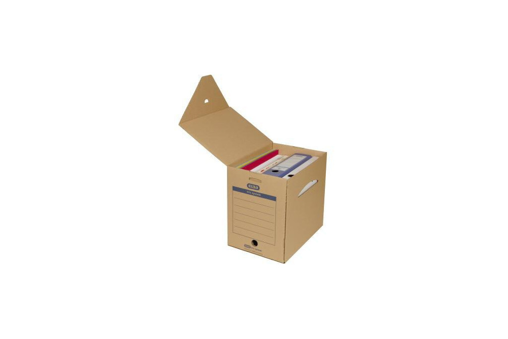 ELBA Archivbox Maxi tric system 100421092 für DIN A4 naturbraun