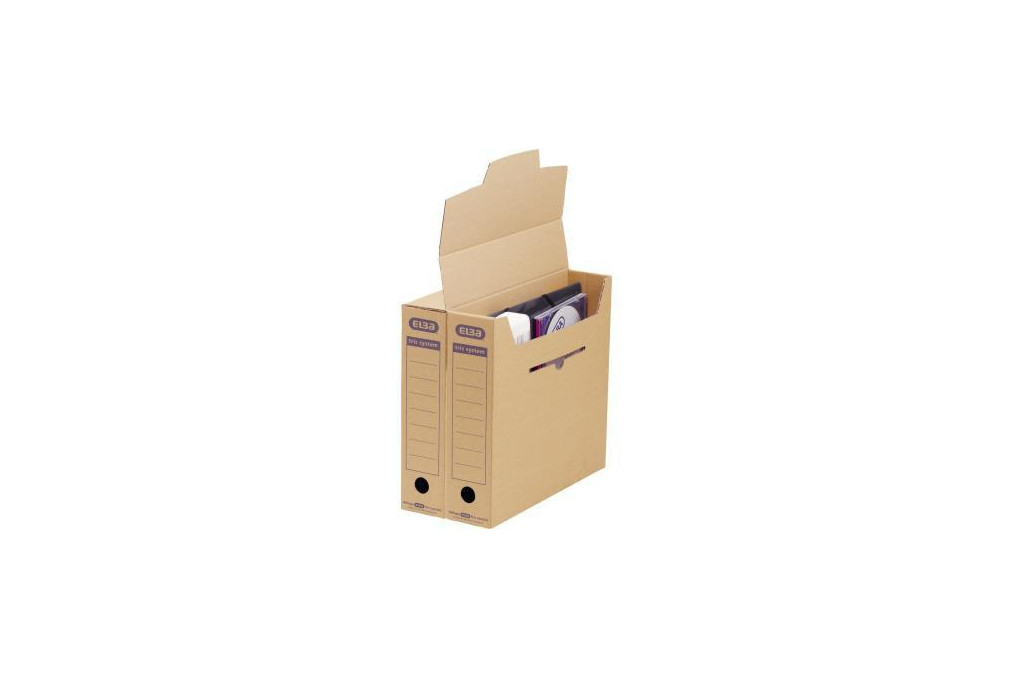 ELBA Archivbox tric System 100421087 für DIN A4 naturbraun ELBA Archivbox tric System 100421087 für DIN A4 naturbraun