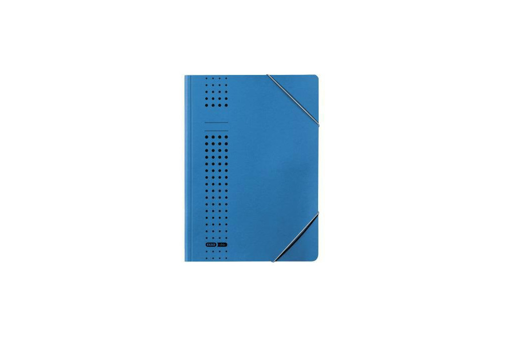 ELBA Eckspanner chic 400010053 DIN A4 150Bl. Karton blau