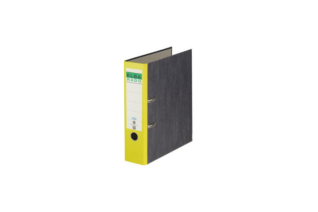 ELBA Ordner ELBArado 100022600 DIN A4 80mm Pappe gelb