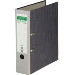 ELBA Ordner ELBArado 100022602 DIN A4 80mm Pappe grau