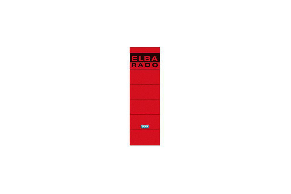 ELBA Ordneretikett 100420950 breit kurz sk rot 10 St. Pack.