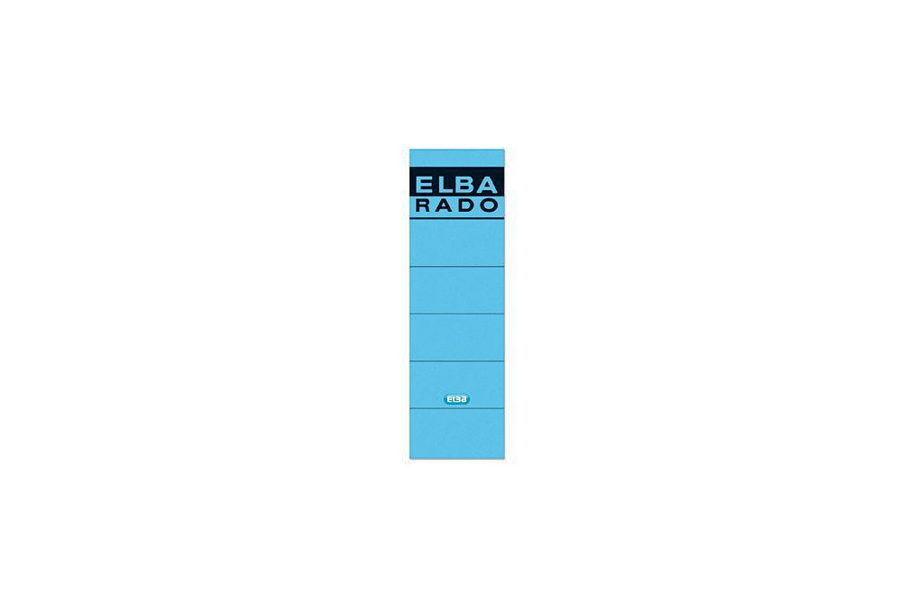 ELBA Ordneretikett 100420952 breit kurz sk blau 10 St. Pack.