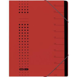 ELBA Ordnungsmappe chic 400002024 DIN A4 7Fächer Karton rot ELBA Ordnungsmappe chic 400002024 DIN A4 7Fächer Karton rot