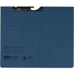 ELBA Pendelhefter 100560099 DIN A4 kfm. Heftung 320g Karton blau
