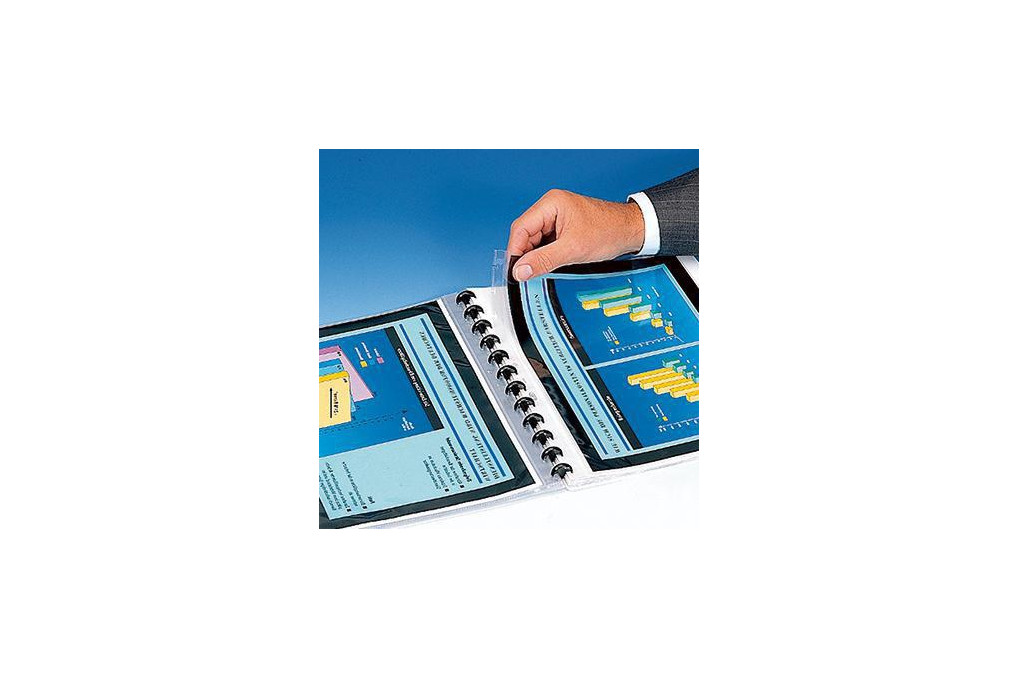 Oxford Ringmappenhülle manageMe 100551995 DIN A4 PP transparent