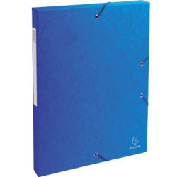 Exacompta Heftbox Exabox 50302E DIN A4 25mm Karton blau Exacompta Heftbox Exabox 50302E DIN A4 25mm Karton blau