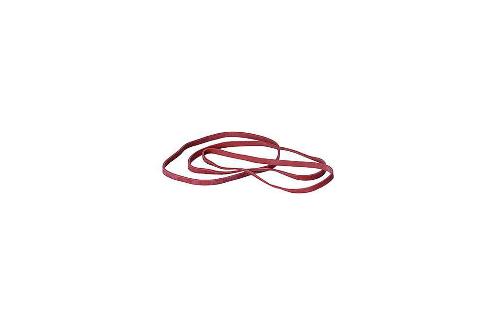 Gummiband 4x80mm flachmessend rot 1.000g