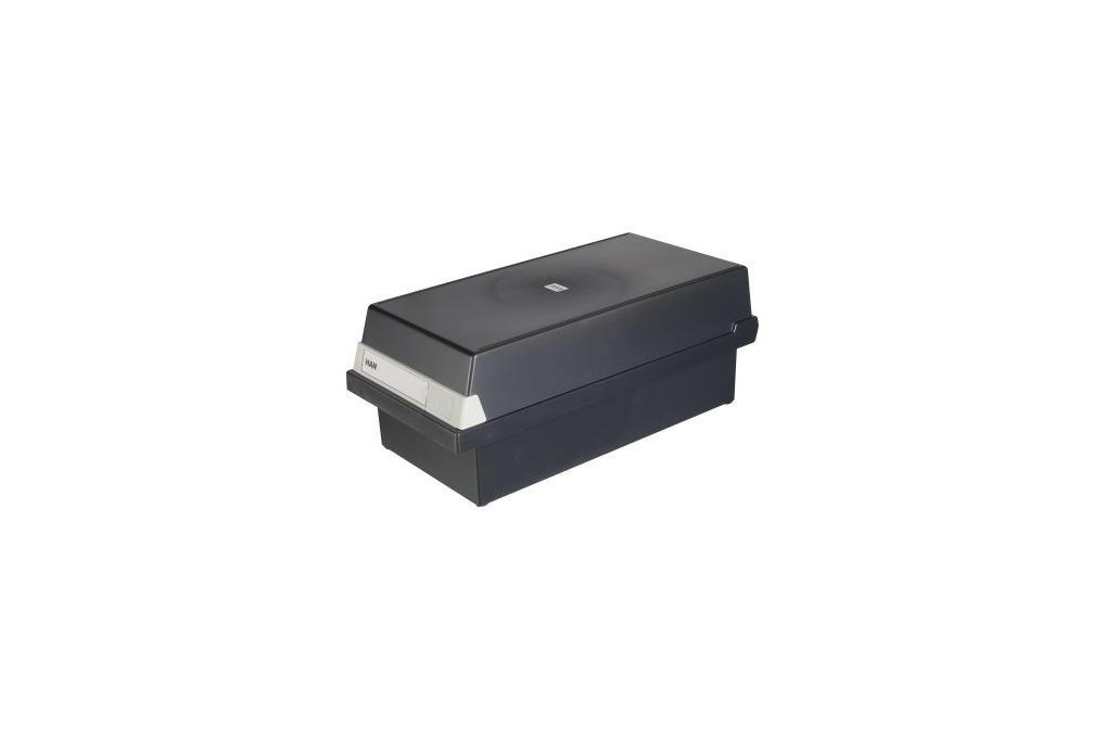 HAN Karteikasten 956 13 DIN A6 quer max. 1300Karten PS schwarz