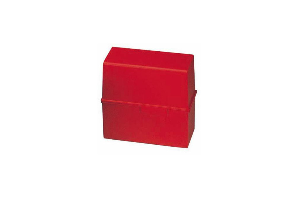 HAN Karteikasten 976 17 DIN A6 quer max. 400Karten PS rot
