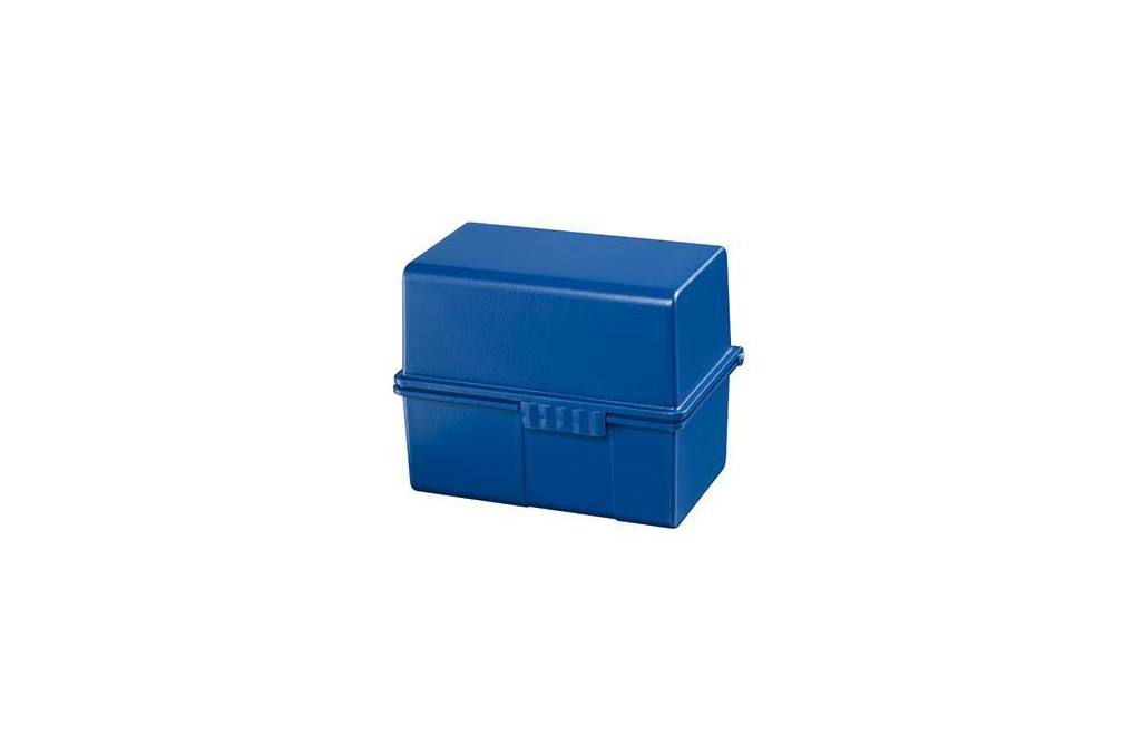 HAN Karteikasten 977 14 DIN A7 quer max. 300Karten PS blau