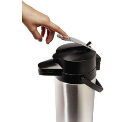 Helios Pumpkanne Coffeestation 8257 2,5l edelstahl schwarz