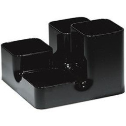 arlac Multiköcher Uni Buttler 23401 13x9x13cm 4Fächer PS schwarz
