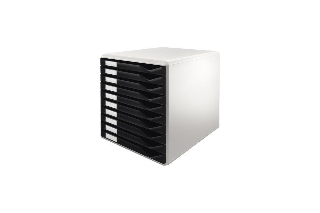Leitz Schubladenbox 52810095 DIN A4 10Schubfächer lichtgr sw
