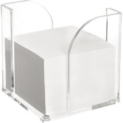 MAUL Zettelbox 1954005 9x9cm max. 700Blatt Acryl gk