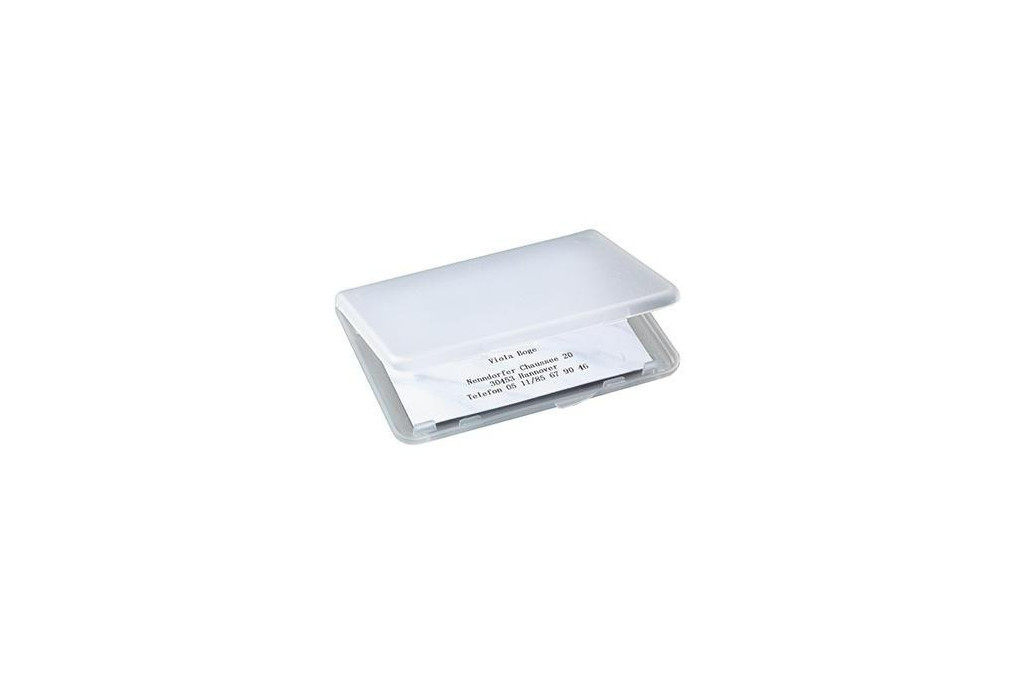 SIGEL Visitenkartenetui VA140 89x57mm Kunststoff transparent