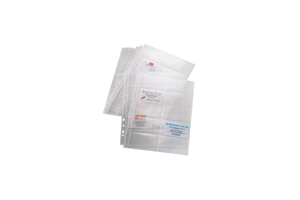 SIGEL Visitenkartenprospekthülle VZ351 max. 200Karten tr 10 St. Pack
