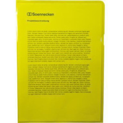 Soennecken Sichthülle 1467 DIN A4 PP gelb 50 St. Pack. Soennecken Sichthülle 1467 DIN A4 PP gelb 50 St. Pack.