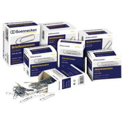 Soennecken Aktenklammer 1062 77mm gewellt verzinkt 100 St. Pack. Soennecken Aktenklammer 1062 77mm gewellt verzinkt 100 St. Pack.