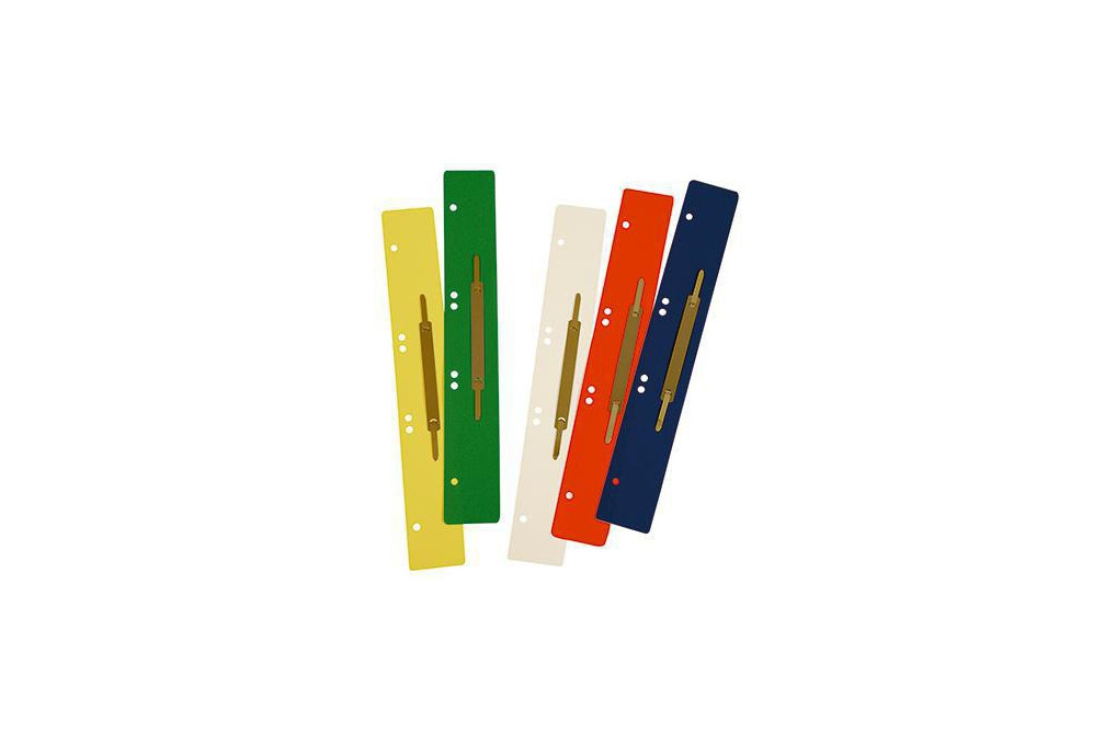 Soennecken Heftstreifen 3162 lang Metalldeckl. farbig 125 St. Pack.