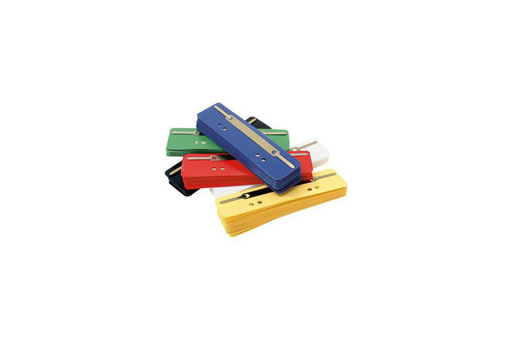Soennecken Heftstreifen 3187 PP Metalldeckl. schwarz 25 St. Pack.