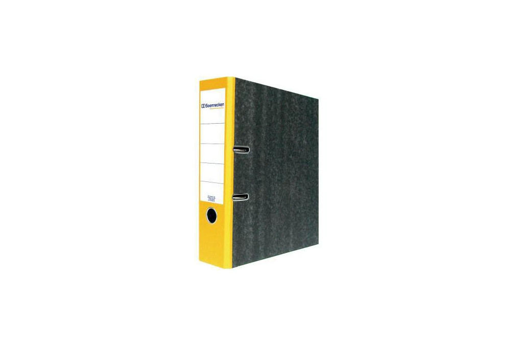 Soennecken Ordner 3321 DIN A4 80mm Pappe gelb