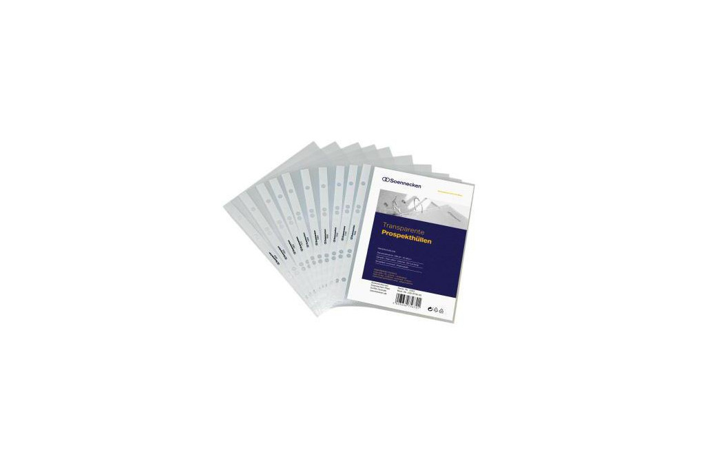 Soennecken Prospekthülle 1506 DIN A5 PP transparent 100 St. Pack.