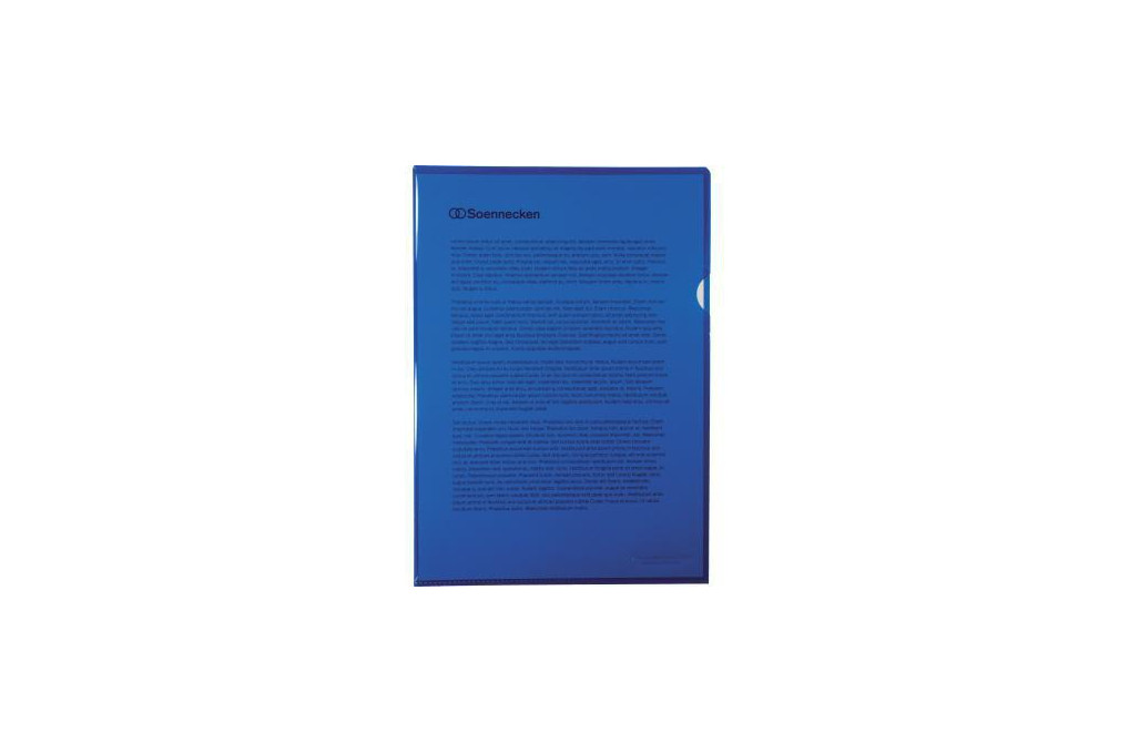 Soennecken Sichthülle 1469 DIN A4 PP blau 50 St. Pack.