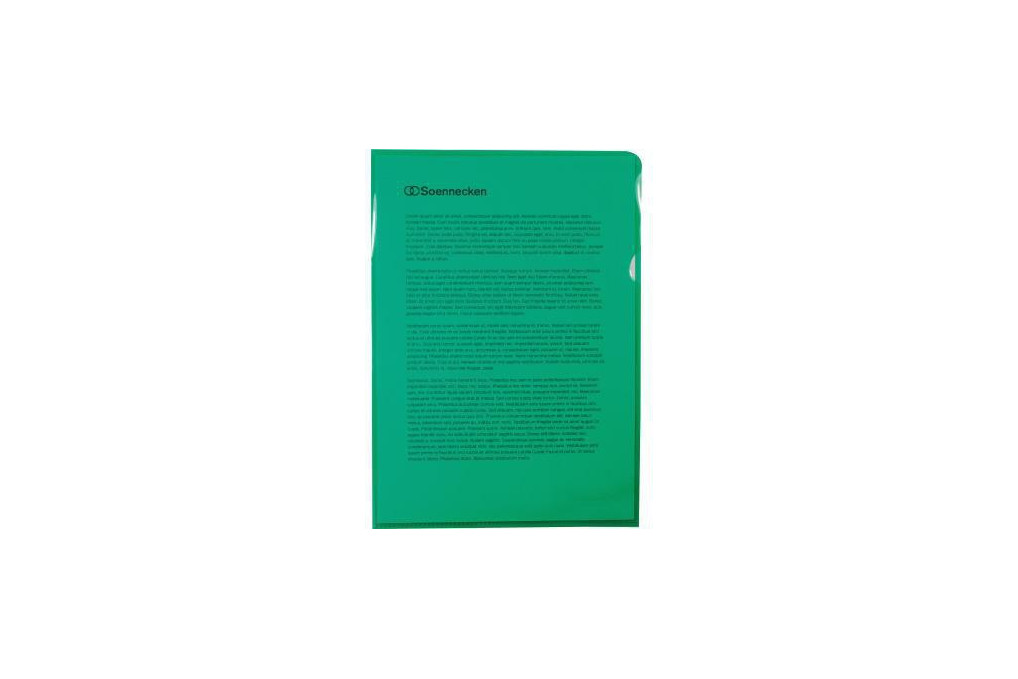 Soennecken Sichthülle 1470 DIN A4 PP grün 50 St. Pack.