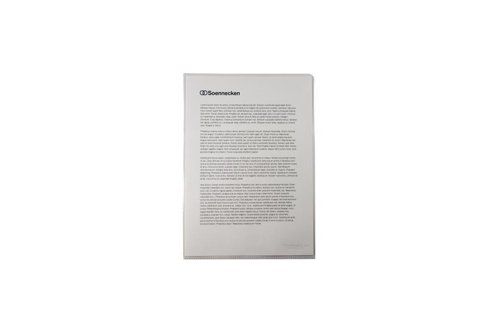 Soennecken Sichthülle 1510 DIN A4 PP transparent 10 St. Pack.