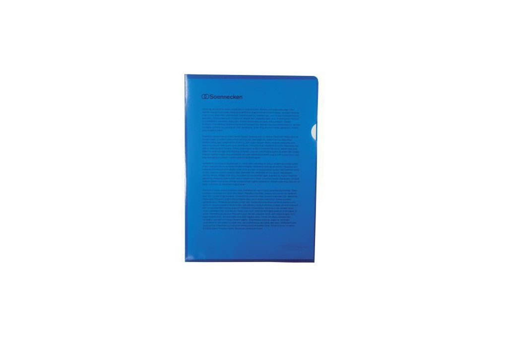 Soennecken Sichthülle 1514 DIN A4 PP blau 100 St. Pack.