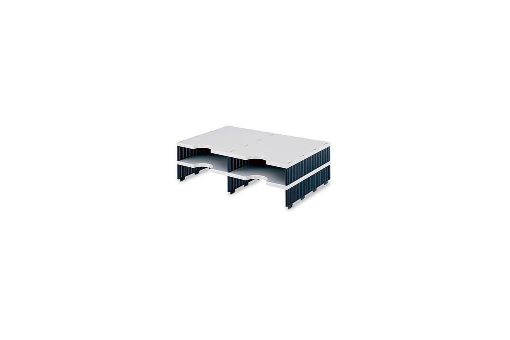 styro Aufbaueinheit styrodoc duo 268 1202.98 4Fächer gr sw styro Aufbaueinheit styrodoc duo 268 1202.98 4Fächer gr sw