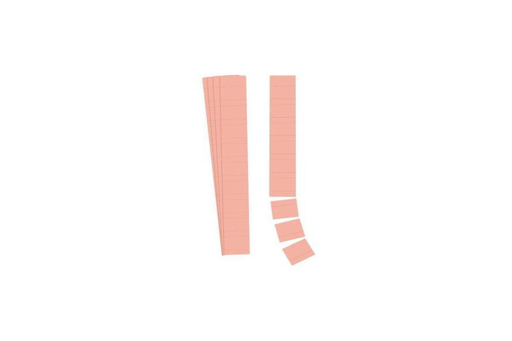 Ultradex Einsteckkarte Planrecord 140703 70x32mm rosa 90 St. Pack.