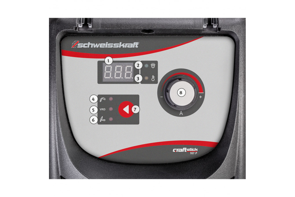Elektrodeninverter Schweisskraft 161P Aktions-Set