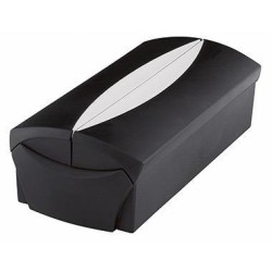 HAN Visitenkartenbox VIP 2000 13 f. 500Karten schwarz grau  Register