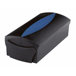 HAN Visitenkartenbox VIP 2000 34 f. 500Karten schwarz blau  Register