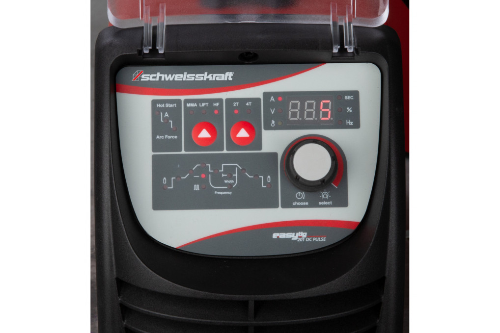 Tragbarer WIG DC Inverter Schweisskraft 201 DC PULSE Aktions-Set Tragbarer WIG DC Inverter Schweisskraft 201 DC PULSE Aktions-Set