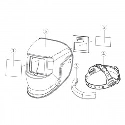 Automatik-Schweißschutzhelm Schweisskraft M-W