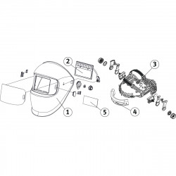 Automatik-Schweißschutzhelm Schweisskraft XL-W TC Automatik-Schweißschutzhelm Schweisskraft XL-W TC