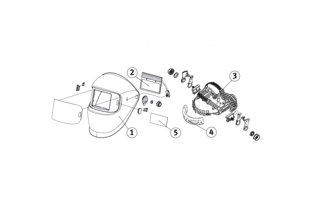 Automatik-Schweißschutzhelm Schweisskraft XL-W TC
