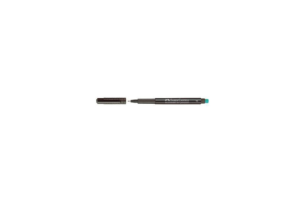 Faber Castell CD DVD Marker MULTIMARK 151399 F mit Radierer sw