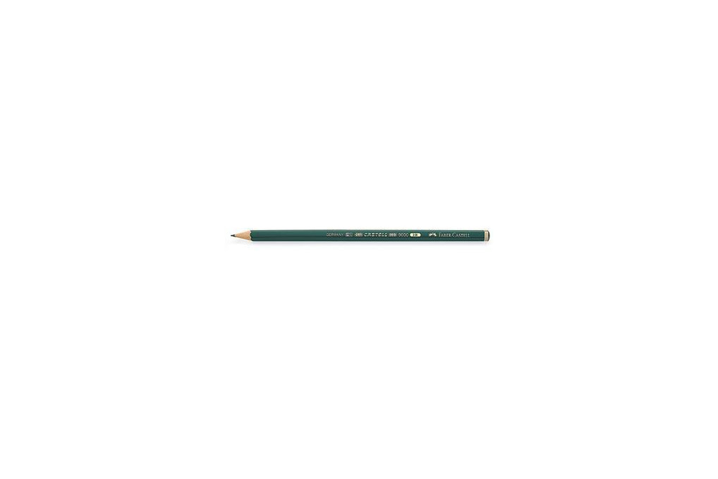 Faber Castell Bleistift CASTELL 9000 119003 3B dunkelgrün