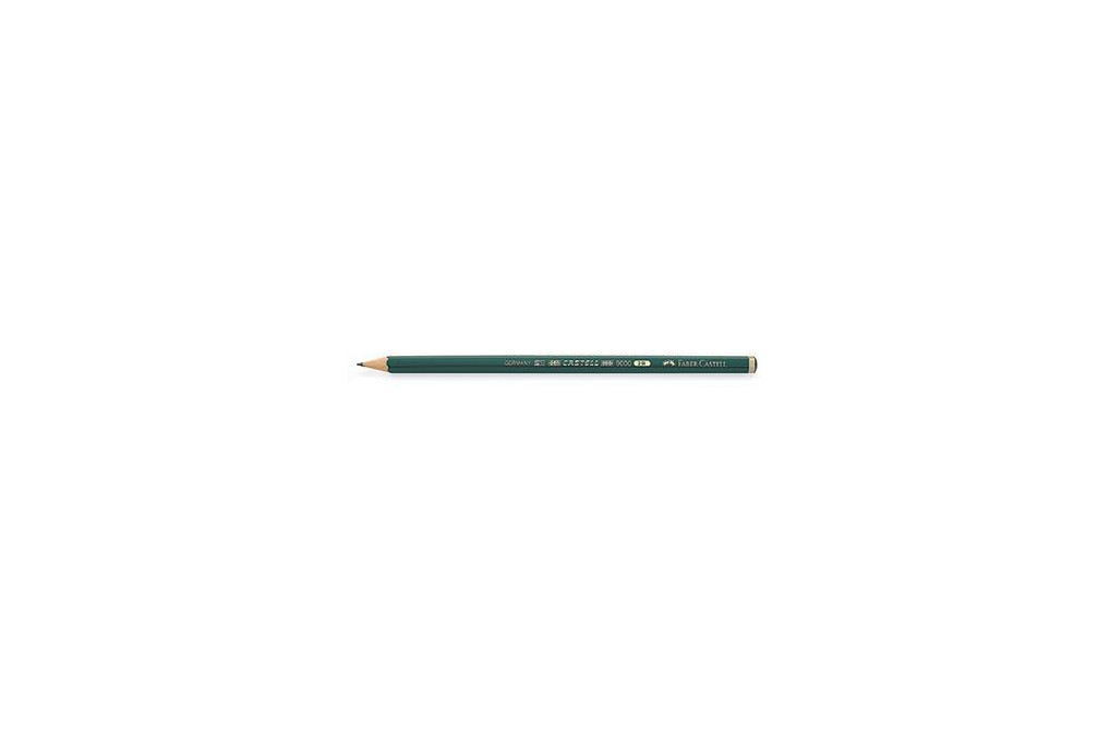 Faber Castell Bleistift CASTELL 9000 119002 2B dunkelgrün