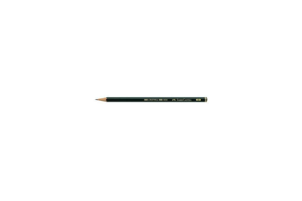 Faber Castell Bleistift CASTELL 9000 119006 6B dunkelgrün